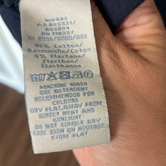 Boden Navy Midi Dress Size 8P - Picture 5 of 8